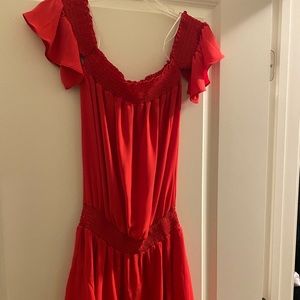 Red Arielle short dress